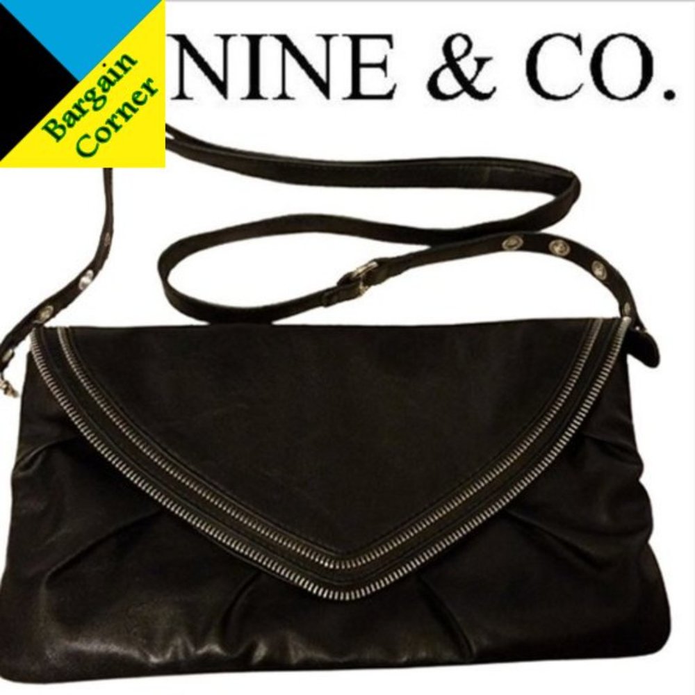 Nine & Co. Black Bag Silver Accents